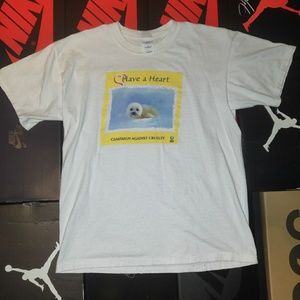 Vintage campaign animal T-shirt